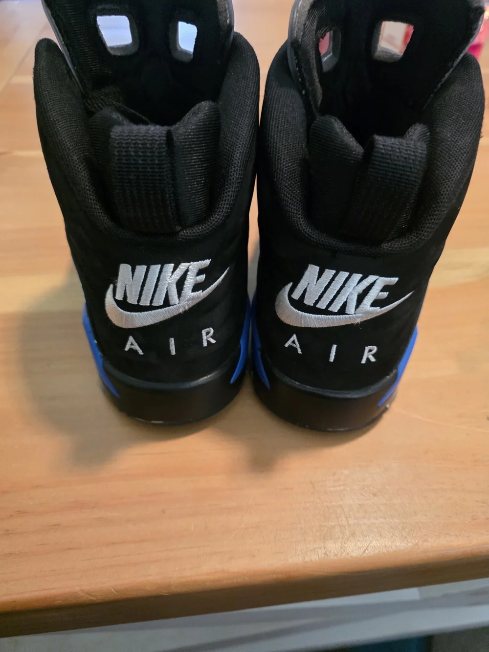 Jordan Air Jordan 6 Retro Black Blue High Top Suede Sneaker Men's Shoes Sz 7